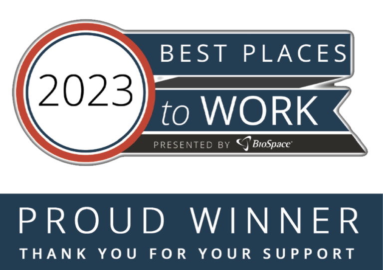 Biospace Best Places to Work 2023 badge